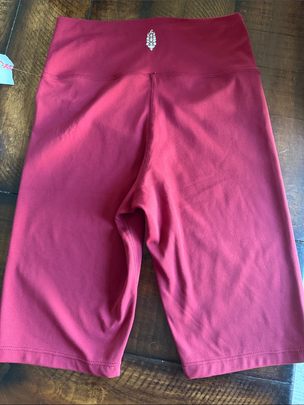 Free People Movement Women's High-Waist Bike Shorts - Wine
